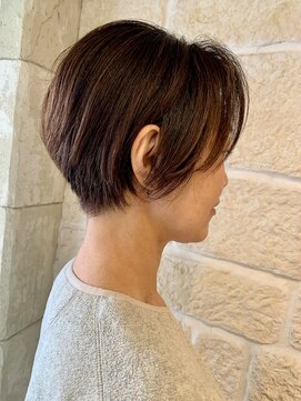 ヘアパーク ティアンダ(hair park t under) ブラウン×ショートボブ