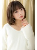 □イヤリングカラーオンブレワンカールボブ403戸頭20代30代40代