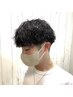 【高地指名限定/メンズ】カット＋波巻きスパイラルパーマ ￥14000
