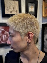 ヒロギンザ 大阪本店(HIRO GINZA)&nbsp;スパイキーショート×ハイトーンカラー