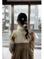 ラグーンヘアー(Lagoon hair) 卒業式はかまヘアセット