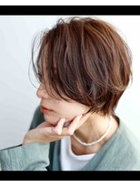 ヘアーゼロ 南新町(HAIR ZERO)&nbsp;グレージュカラー×ふんわりショート