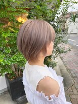 ヘアーラボ ハチ(HAIR LABO HACHI)&nbsp;ミルクティーグレージュ×ショート