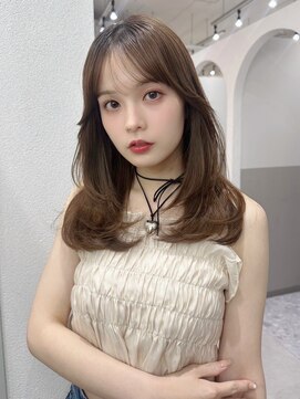 ジーナ 大阪茨木(Zina) 髪質改善*毛先重めワンレンロング*美髪【Zina大阪茨木】