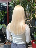 ヲタク(wotaku.)&nbsp;ブロンドカラーブロンドヘアーホワイトブリーチハイトーンロング