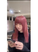 黒髪/ボブルフ/ネビージュ/小顔/ワンレン/大阪/髪質改善/前髪