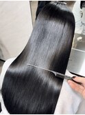 美髪縮毛矯正×最高峰髪質改善トリートメント×ブルーブラック
