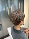 白髪ぼかしハイライト