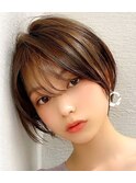 少し長めのハンサムショートBob