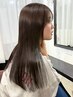 カット＋髪質改善ストレート＋透明感カラー＋トリートメント ￥35200→￥28600