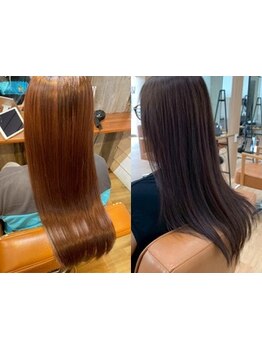 髪質改善ストレート×似合わせショートカットで上品さ演出*[我孫子/白髪染め/ボブ/髪質改善/MEN'S/学割U24]