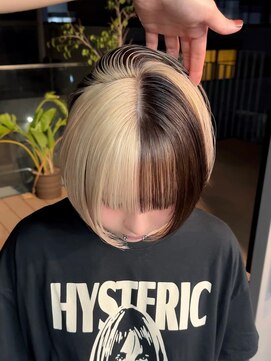 ヌル 神宮前店(Null) セクションカラー/ケアブリーチ/ブリーチカラー/神宮前/表参道