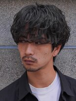 フィフス 天神大名(fifth)&nbsp;天神大名シャドウパーマメンズカットラウンドマッシュ30代