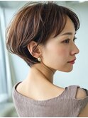 簡単スタイリングショートボブ