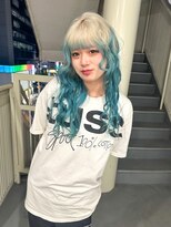 キオク(KIOX)&nbsp;ブルーカラー/水色カラー/ハイトーンカラー/ブリーチ/名古屋/栄