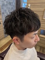 銀座マツナガ 神田店 ビジネス◎ソフトナチュラルカールパーマツーブロック