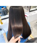 ビューバイネオリーブ 用賀店(Beau'r by neolive)&nbsp;大人ガーリーダークアッシュ似合わせカットミディアムレイヤー