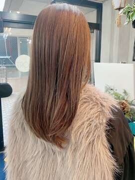 ヘアーソート(HAIR SORT) ミディアムロング×ミルクティーベージュ