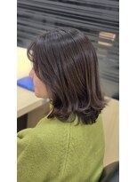 キャパ(CAPA)&nbsp;透明感グレージュ×レイヤーミディ