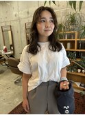 ゆる巻き/オリーブ/ベージュ