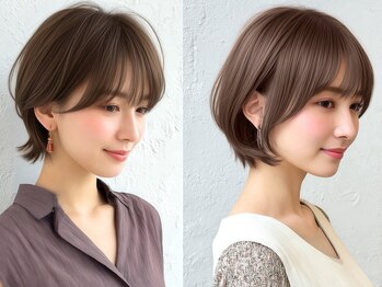 アビリタ(abilita)の写真/大人ショート・ミディアムボブも！骨格に合わせた小顔カットで、トレンド×あなたらしさを表現♪