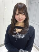 【あかね】レイヤーカット ハッシュカット マロングレージュ