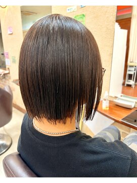 セットアップ 岡山北長瀬店(SET-UP) タッセルボブ/ダークブルー