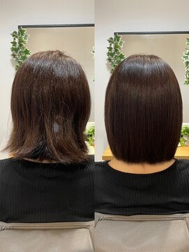 フィー 盛岡店(fee) 【Before After】髪質改善/トリートメント/弱酸熱トリートメント
