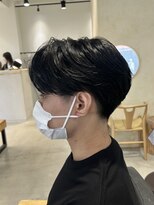 ビューバイネオリーブ 用賀店(Beau'r by neolive)&nbsp;センターパートニュアンスパーマニュアンスウルフ[用賀]