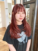 ユイマァル 倉敷(YUIMARL) 倉敷髪質改善カラー★ワインレッドカラー★ブリーチダブルカラー