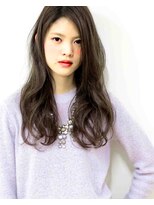 ヘアサロン ガリカ 表参道(hair salon Gallica)&nbsp;『 外国人クセ毛風パーマ × グレージュ ☆ ロング-スタイル♪』