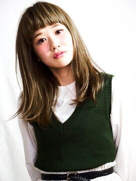 メゾンドイギー(MAISON de IGGY) ショートバング×ニュアンスストレート