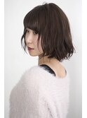 人気の外ハネボブ☆アッシュブラウン