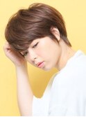 大人のショート「カジュアル×シャープ」【表参道】