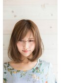 春にぴったりハマる、軽めのAラインボブ