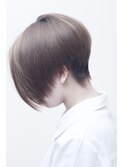 グレーカラーの前下りショート