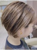 ショート&ハイトーンカラー