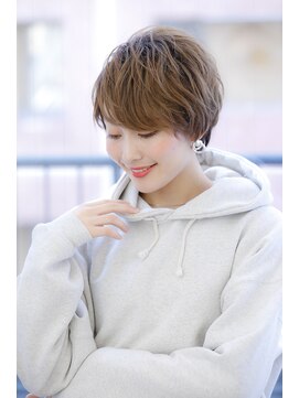 ララルーモ(LaＬaｒＯomo) 簡単ウェーブショート×シアーベージュ