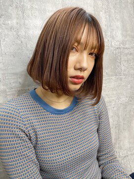 ブリス(VLISS) アゴラインボブ＿シースルーバング