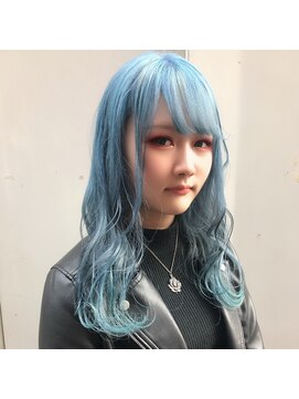 インク 渋谷(INK.) 韓国風/フェザーバング/ウルフカット/グラデハイライト[渋谷]