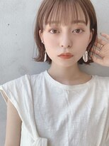 セイドット リー(Say. Ree) Say.Ree　耳掛け 切りっぱなしボブ ショート アースカラー 韓国