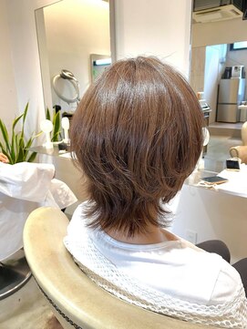 ヘアアンドメイク オプシス(Hair&Make OPSIS) くびれが外ハネが可愛い”ウルフスタイル”♪