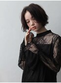 ボブ/センターパート[奈良/大和西大寺駅/白髪ぼかし]
