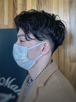 グッドマン バーバーショップ リョクチ(goodman barbar shop RYOKUCHI)&nbsp;ツーブロック刈り上げショートパーマ