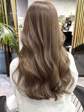 シティ(CITY) グレージュ ミルクティー ダブルカラー レイヤーカット 井坂