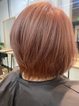 ネイロ(NEIRO) ダブルカラー・ピンクベージュ