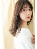 シルキーベージュくせ毛風小顔レイヤーロングX大宮20代30代40代
