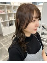 リアン バイ キートス(Lien by kiitos)&nbsp;ミディアムスタイル/ベージュカラー/透明感カラー