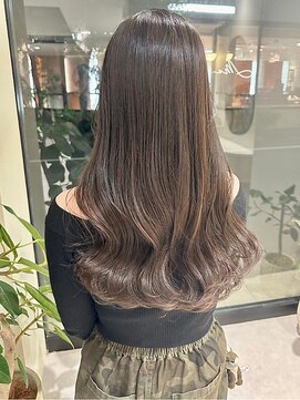 ミズチャーム(Ms.CHARM) 透明感ブラウン×艶髪ロング