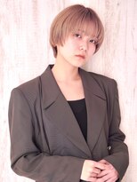 ニューヨークニューヨーク テラッソ姫路店(NYNY) 大人可愛い20代30代ハイトーン前下がりショートボブ丸みショート